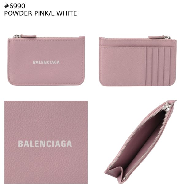 6371301izi3 5 Balenciaga Card Holder Coin Case Pink