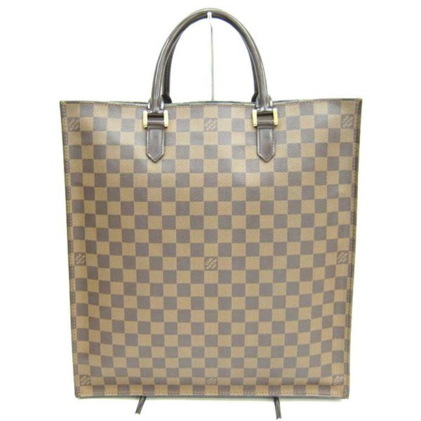 63766 1 Louis Vuitton Sac Plat Tote Bag Damier Ebene