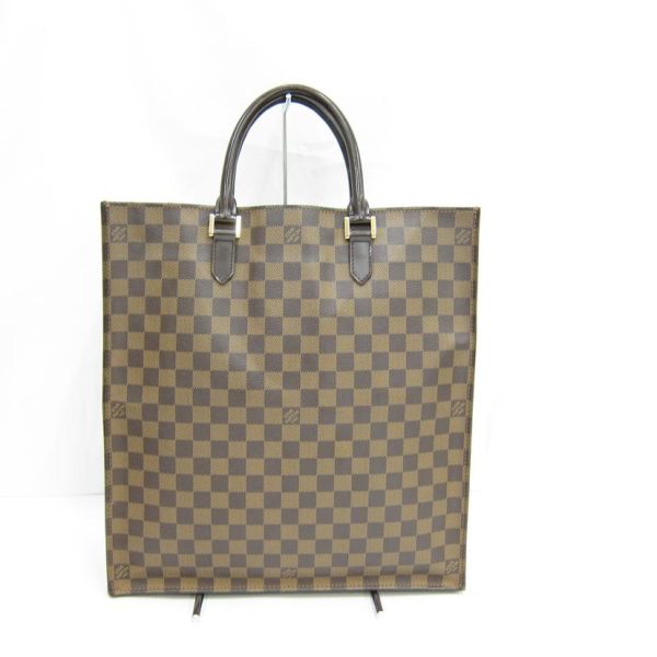 63766 2 Louis Vuitton Sac Plat Tote Bag Damier Ebene