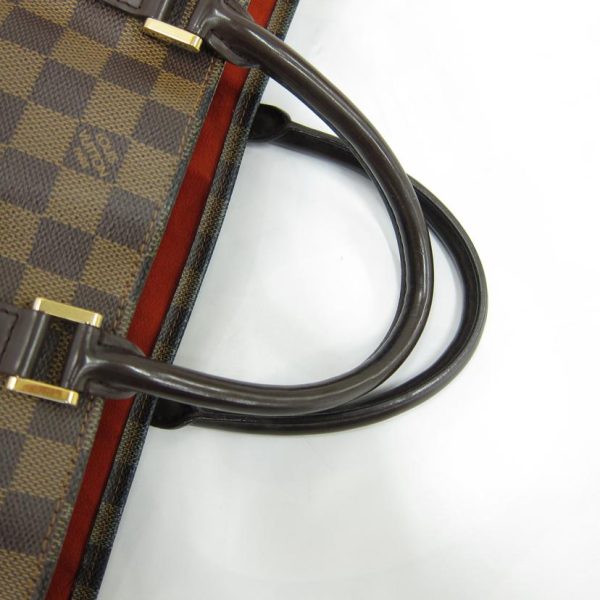 63766 4 Louis Vuitton Sac Plat Tote Bag Damier Ebene