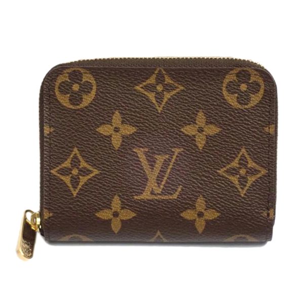 63885 1 Louis Vuitton Zippy Coin Purse Monogram Wallet Brown