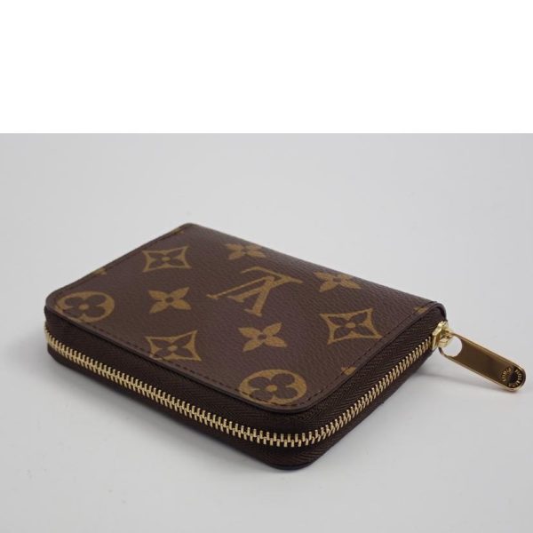 63885 3 Louis Vuitton Zippy Coin Purse Monogram Wallet Brown