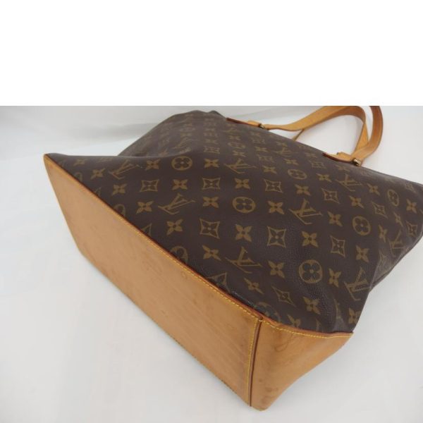 63906 4 Louis Vuitton Cava Mezzo Monogram Tote Bag Brown