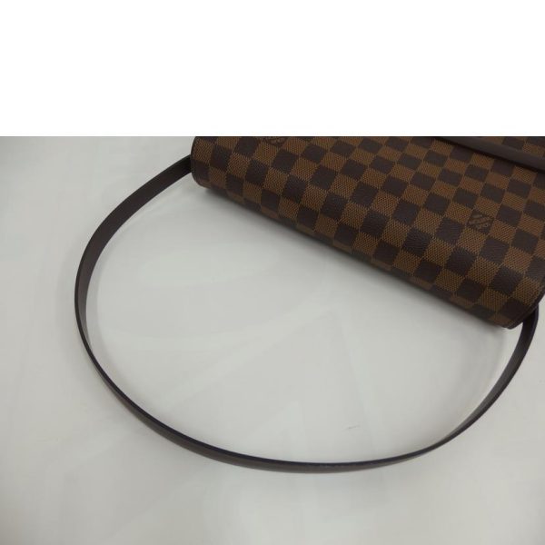 63920 3 Louis Vuitton Tribeca Ron Bag Damier Ebene Brown