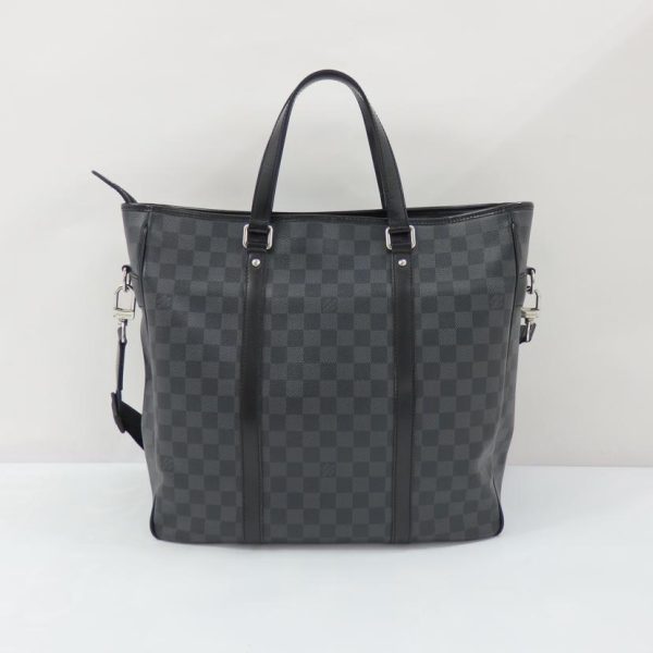 63946 2 Louis Vuitton Tadao Tote Bag Damier Graphite