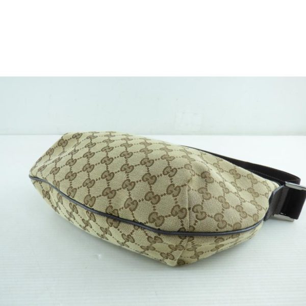 63970 3 Gucci GG Canvas Leather Shoulder Bag