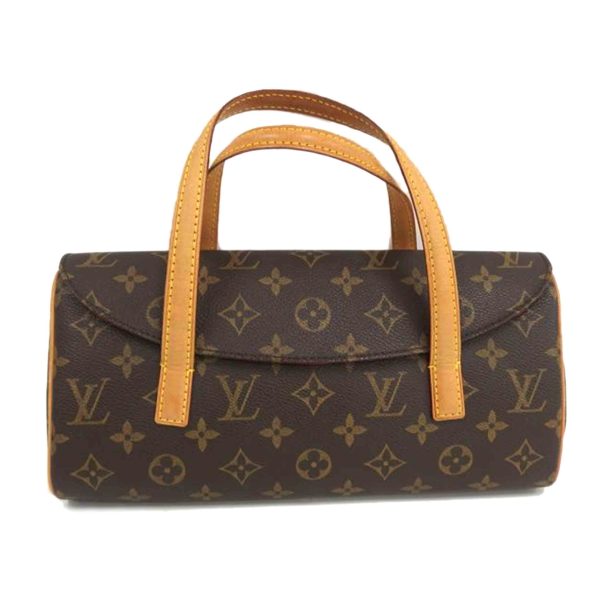 63975 1 Louis Vuitton Sonatine Monogram Clutch Bag Brown