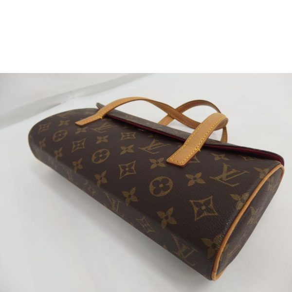 63975 3 Louis Vuitton Sonatine Monogram Clutch Bag Brown