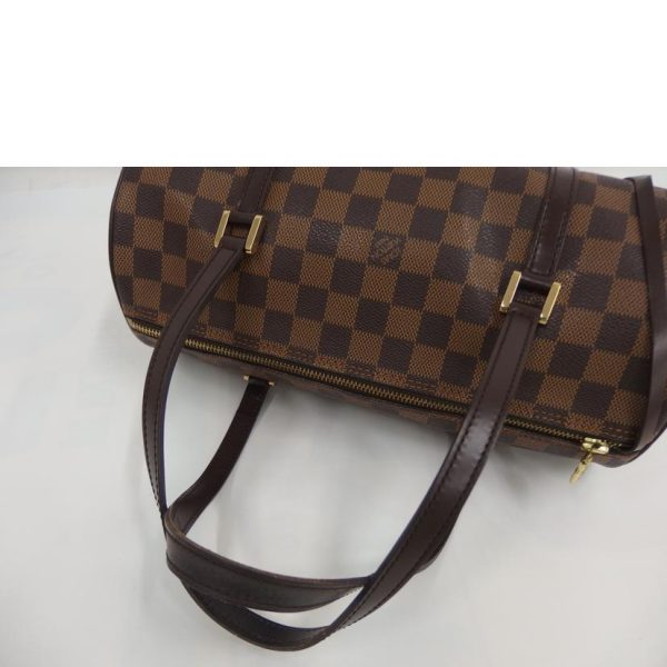 63982 3 Louis Vuitton Papillon 30 Bag Damier Ebene Brown