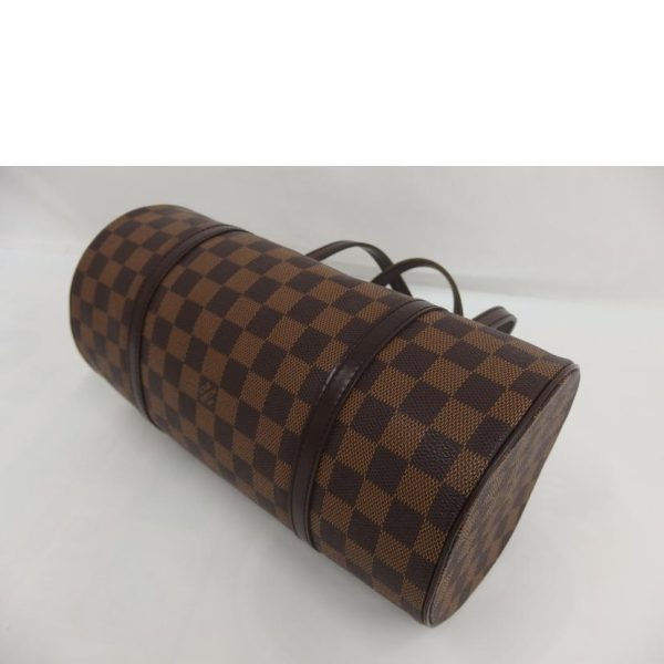 63982 4 Louis Vuitton Papillon 30 Bag Damier Ebene Brown