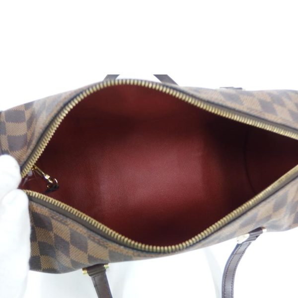 63982 5 Louis Vuitton Papillon 30 Bag Damier Ebene Brown