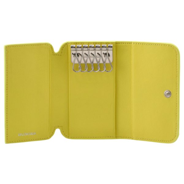 6398201izi37460 4 Balenciaga 6 Key Case Yellow