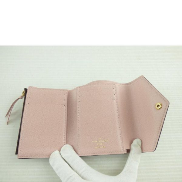 64076 4 Louis Vuitton Portefeuil Victorine Monogram Wallet Rose Ballerine