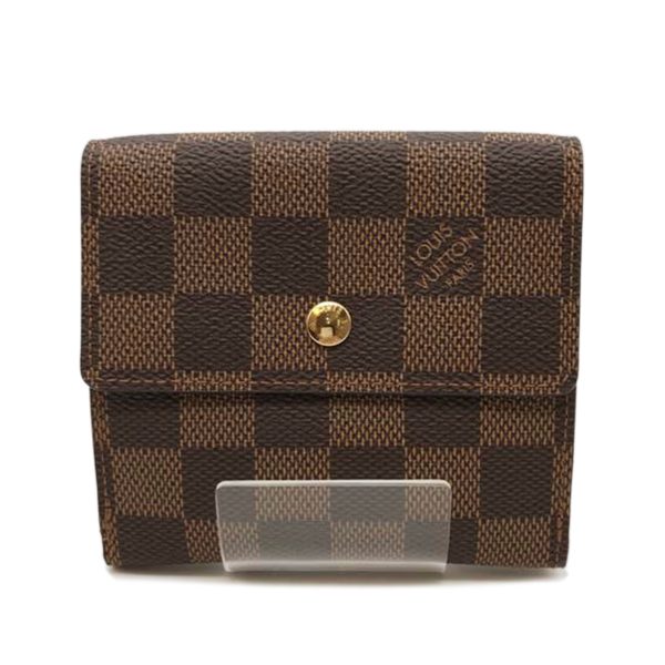 64085 1 Louis Vuitton Portomonevier Cult Credit Damier Ebene Wallet Brown