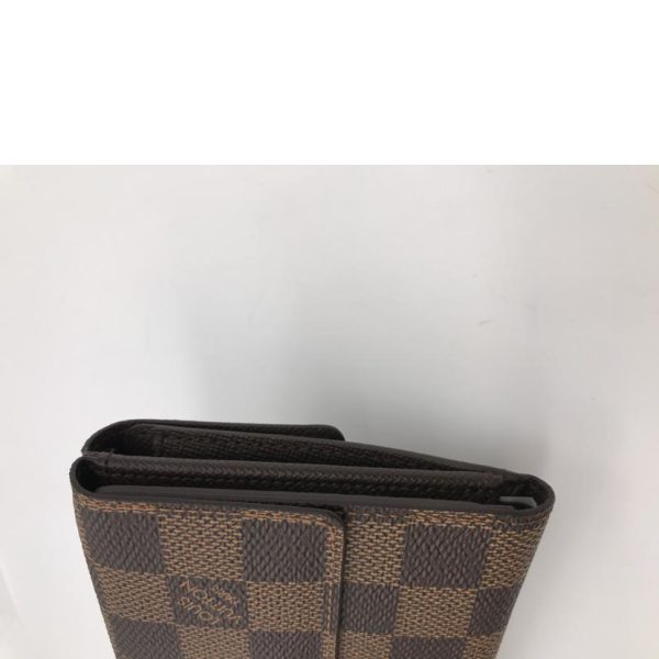 64085 3 Louis Vuitton Portomonevier Cult Credit Damier Ebene Wallet Brown