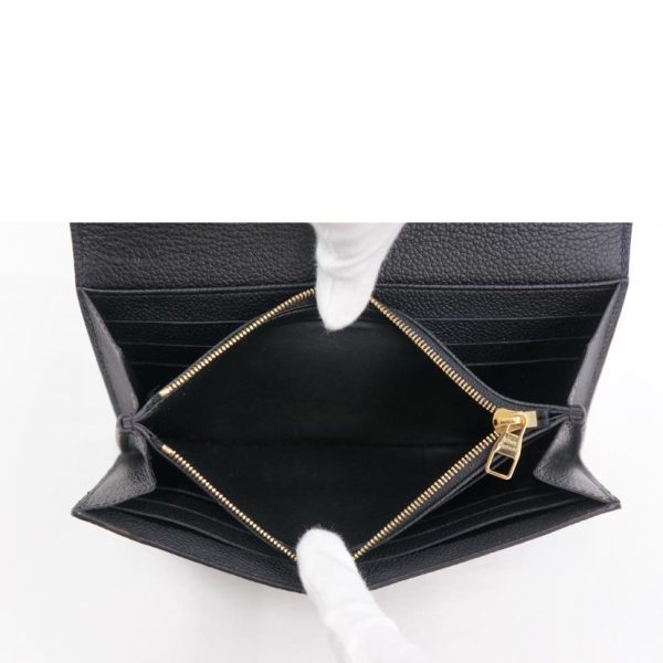 64152 6 Louis Vuitton Portefeuil Sala Wallet Empreinte Noir