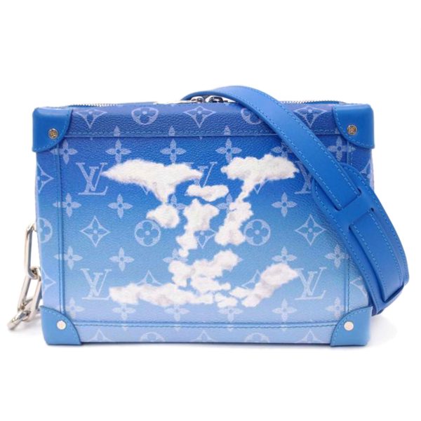 64281 1 Louis Vuitton Soft Trunk Shoulder Monogram Clouds Bag