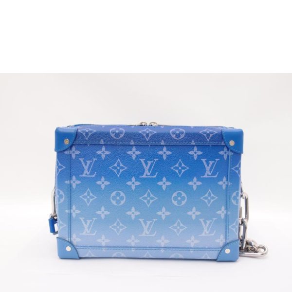 64281 2 Louis Vuitton Soft Trunk Shoulder Monogram Clouds Bag