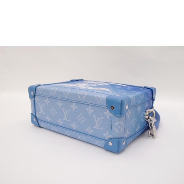 64281 3 Louis Vuitton Soft Trunk Shoulder Monogram Clouds Bag