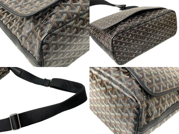 64281 d7 Goyard Capesian MM Herringbone Shoulder Bag