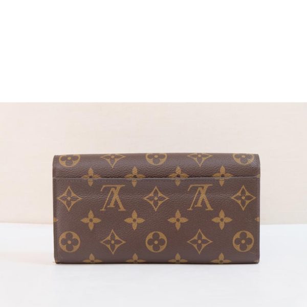 64312 2 Louis Vuitton Portefeuil Sala Monogram Wallet Brown