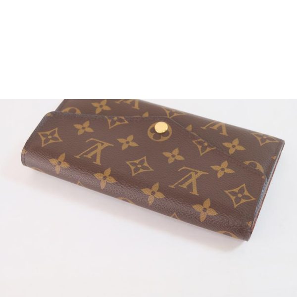 64312 3 Louis Vuitton Portefeuil Sala Monogram Wallet Brown