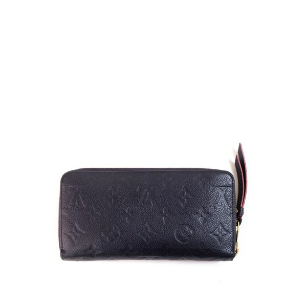 64633 2 Louis Vuitton Zippy Wallet Monogram Empreinte Wallet Marine Rouge