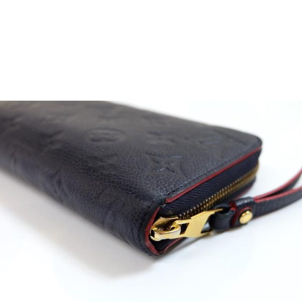 64633 6 Louis Vuitton Zippy Wallet Monogram Empreinte Wallet Marine Rouge