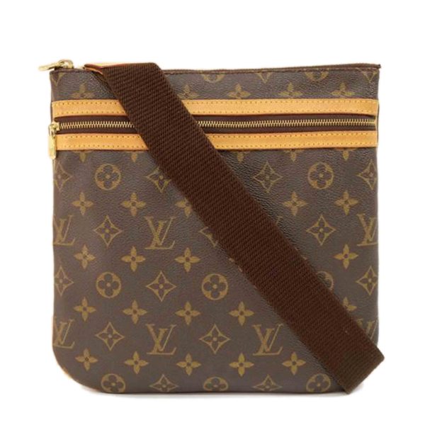 64657 1 Louis Vuitton Pochette Bosfort Bag Monogram Brown