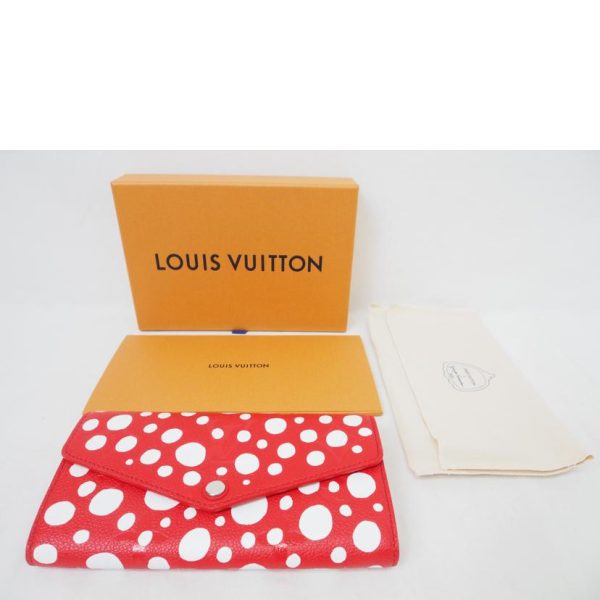 64700 9 Louis Vuitton Sara Wallet Monogram Rouge