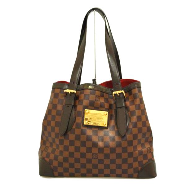 64718 1 Louis Vuitton Hampstead MM Tote Bag Damier Ebene