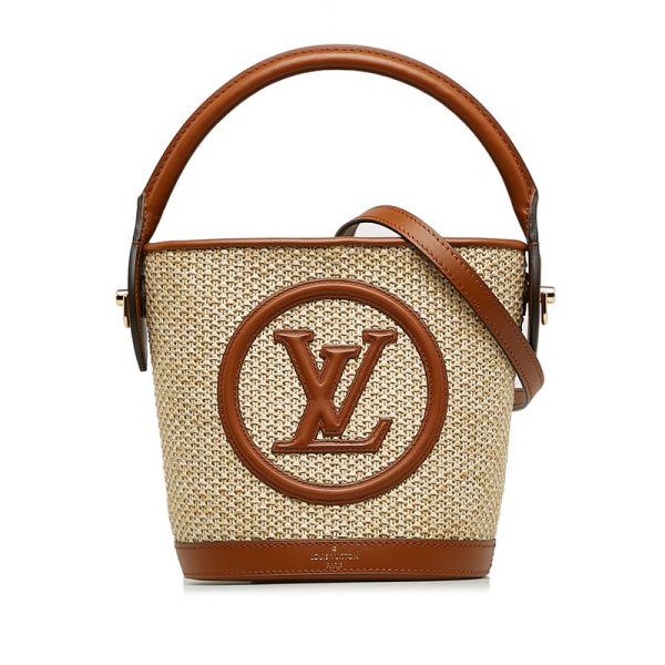 64pafifvzn9wcfal 1 Louis Vuitton Petit Bucket Shoulder Bag M59962 Brown