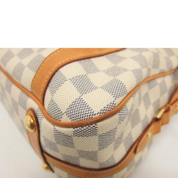 65030 7 Louis Vuitton Stresa PM Tote Bag Damier Azur Brown