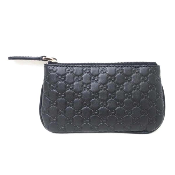 65080 1 Gucci Micro Guccisima Coin Case Black