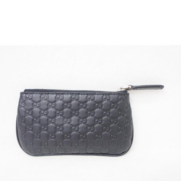 65080 2 Gucci Micro Guccisima Coin Case Black