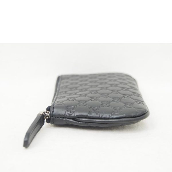 65080 3 Gucci Micro Guccisima Coin Case Black