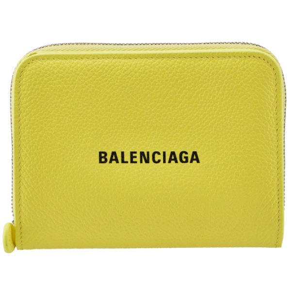 6508711izi37460 1 Balenciaga Bifold Wallet Yellow