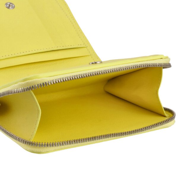 6508711izi37460 6 Balenciaga Bifold Wallet Yellow