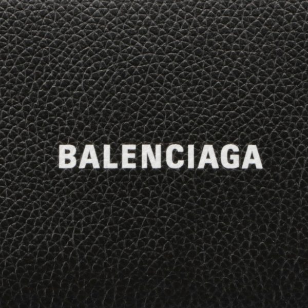 6508791izi31090 3 Balenciaga Cash Bifold Wallet Black