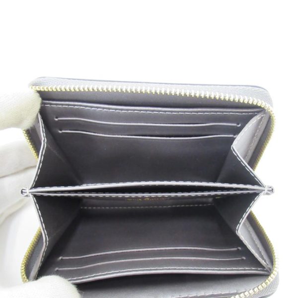 65108 4 Louis Vuitton Zippy Coin Purse Vernis Wallet Black