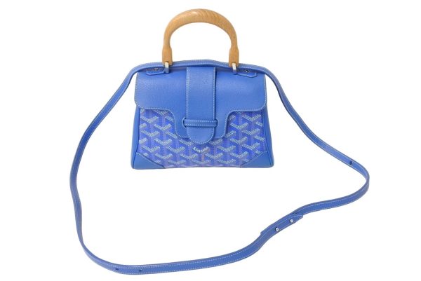 65109 d1 Goyard Saigon Mini Soft 2WAY Handbag Blue