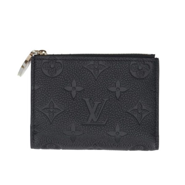 65121 1 Louis Vuitton Portefeuil Lisa Monogram Empreinte Wallet Brown