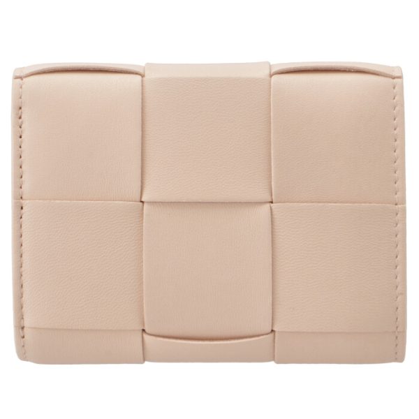 651372vcqc16705 2 Bottega Veneta Tri fold Wallet Beige