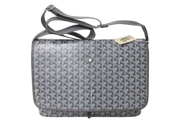 65252 d1 Goyard Capetian MM Messenger Bag Gray