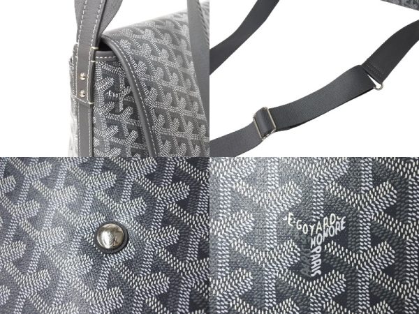 65252 d5 Goyard Capetian MM Messenger Bag Gray