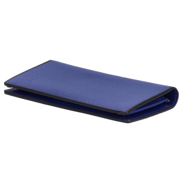 65425 7 Louis Vuitton Portefeuil Brazza Taiga Wallet Blue