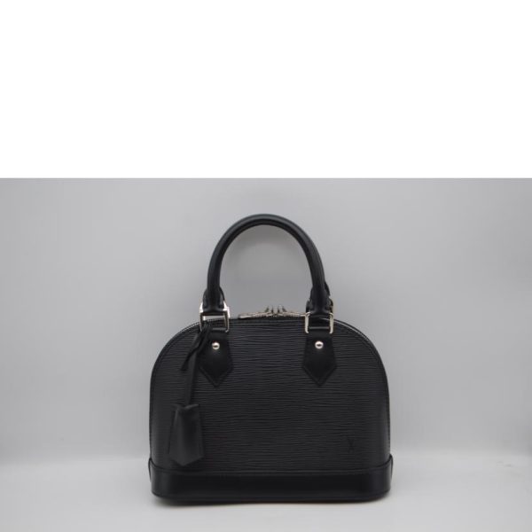 65429 2 Louis Vuitton Alma BB Epi Handbag Noir