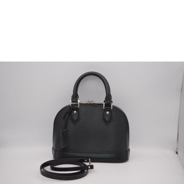 65429 4 Louis Vuitton Alma BB Epi Handbag Noir