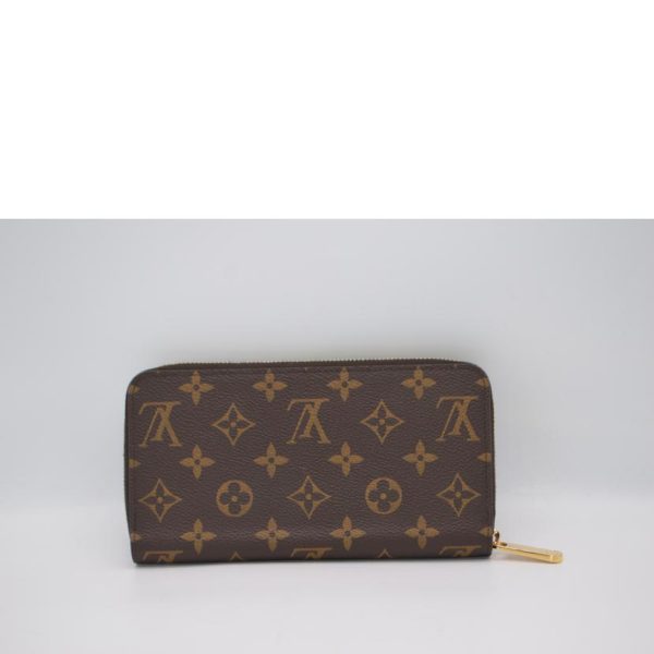 65554 2 Louis Vuitton Zippy Wallet Monogram Wallet Brown