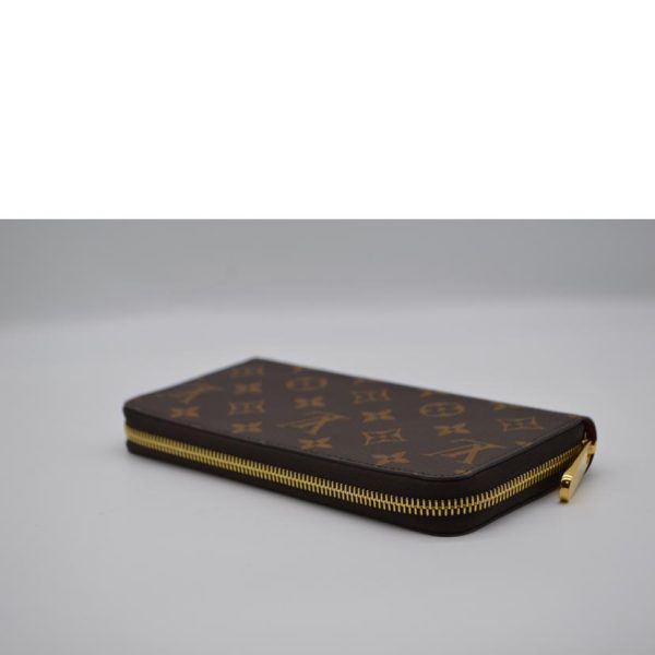 65554 3 Louis Vuitton Zippy Wallet Monogram Wallet Brown